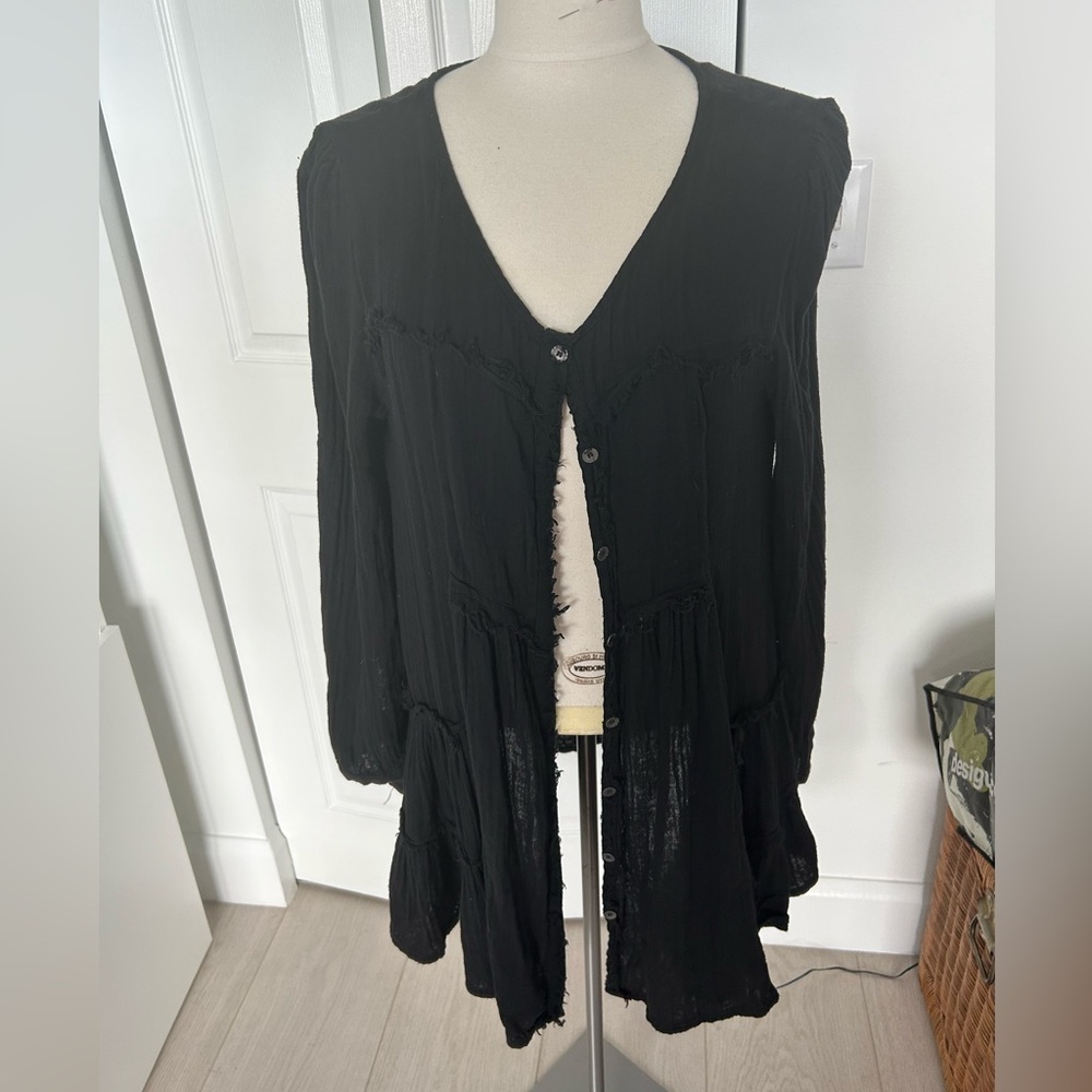 Double cotton lightweight jacket size S